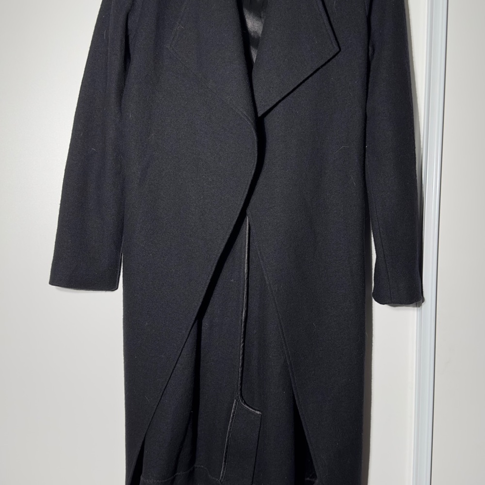 Wool Black Long Coat